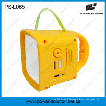 Outdoor Lighting Rechargeable Solar Camping Lantern with FM Radio PS-L065